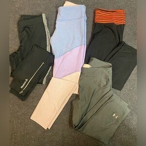 Women’s Activewear Pants Lot Reebok Outdoor Voices Under Armour size Small